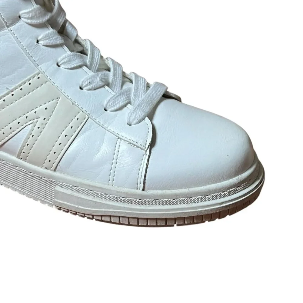 Altar'd State Cazzy Shoes Women's 7.5 White High Top Sneakers Comfort Streetwear